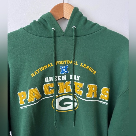 Vintage Lee Green Bay Packers hooded sweatshirt Size Large - Picture 2 of 5